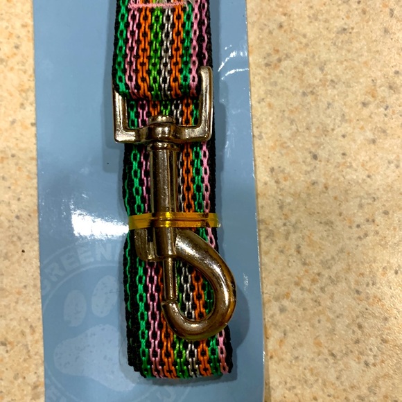 🐶 BRAND NEW XL RAINBOW 🌈 DOG LEASH! 48”L x 1”W; Greenbrier Kennel Club Brand! - Picture 4 of 5